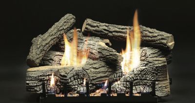 The White Mountain Hearth: Super Stacked Wildwood Refractory Log Set - 30", available at Plymouth Fireplace in Plymouth, Massachusetts