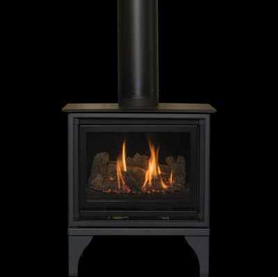 The Kozy Heat: Oakport Gas Stove, available at Plymouth Fireplace in Plymouth, Massachusetts