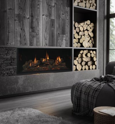 The Kozy Heat: Nordik 48 TL Gas Fireplace, available at Plymouth Fireplace in Plymouth, Massachusetts