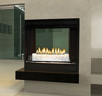 The White Mountain Hearth: Loft Vent-Free Multi-Sided Burner (IP), available at Plymouth Fireplace in Plymouth, Massachusetts