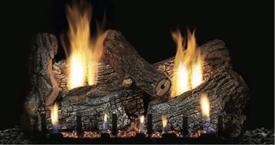 The White Mountain Hearth: Sassafras Log Set - 18", available at Plymouth Fireplace in Plymouth, Massachusetts