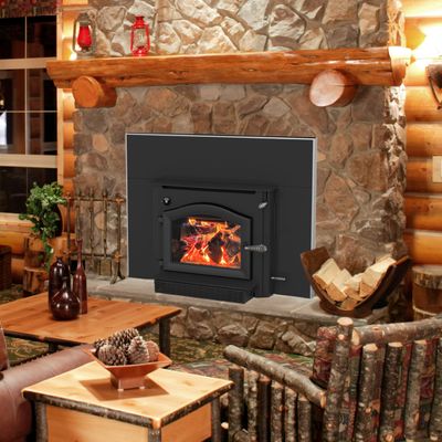 The Kuma: Alpine LE-1 Wood Fireplace, available at Plymouth Fireplace in Plymouth, Massachusetts