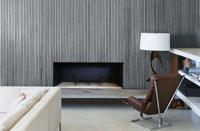 The White Mountain Hearth: Aspen Linear Wood Burning Firebox 60", available at Plymouth Fireplace in Plymouth, Massachusetts