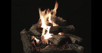 The White Mountain Hearth: Kensington Forest Ceramic Fiber Log Set - 18", available at Plymouth Fireplace in Plymouth, Massachusetts