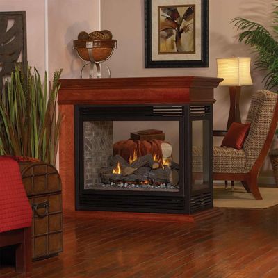 The White Mountain Hearth: Tahoe Premium Peninsula Fireplace, available at Plymouth Fireplace in Plymouth, Massachusetts