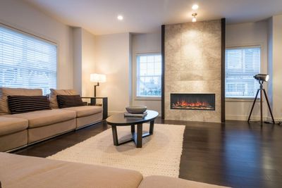The Modern Flames: Landscape Pro 44" Multi-Sided Built-in Fireplace, available at Plymouth Fireplace in Plymouth, Massachusetts