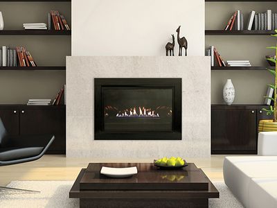 The White Mountain Hearth: Vent-Free Medium Loft Insert (MV), available at Plymouth Fireplace in Plymouth, Massachusetts