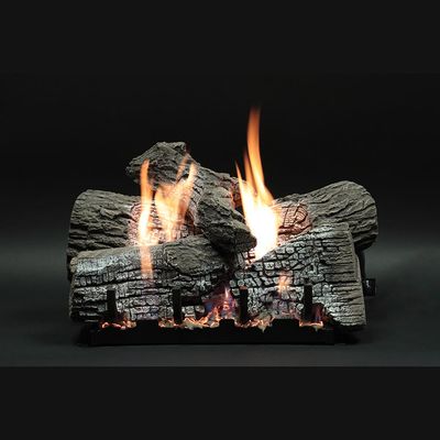 The White Mountain Hearth: Stacked Wildwood Refractory Log Set - 18", available at Plymouth Fireplace in Plymouth, Massachusetts