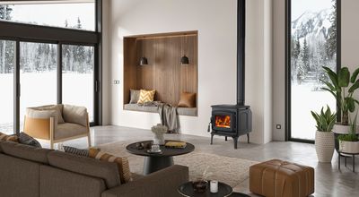 The Jotul: F 35 Rockwood, available at Plymouth Fireplace in Plymouth, Massachusetts