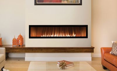 The White Mountain Hearth: Boulevard Vent-Free Linear 60, available at Plymouth Fireplace in Plymouth, Massachusetts