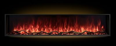 The Modern Flames: 44" Landscape Pro Slim Electric Fireplace, available at Plymouth Fireplace in Plymouth, Massachusetts