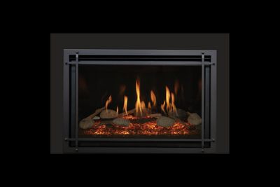 The Kozy Heat: Chaska 34 Glass, available at Plymouth Fireplace in Plymouth, Massachusetts