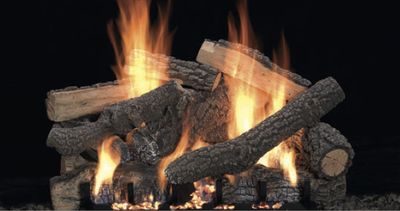 The White Mountain Hearth: Ponderosa Log Set - 18", available at Plymouth Fireplace in Plymouth, Massachusetts