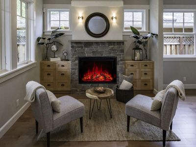The Modern Flames: Redstone 30" Traditional Electric Fireplace, available at Plymouth Fireplace in Plymouth, Massachusetts