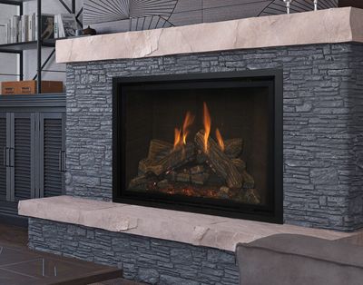 The Kozy Heat: Nordik 48 Gas Fireplace, available at Plymouth Fireplace in Plymouth, Massachusetts