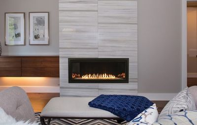 The White Mountain Hearth: Boulevard Vent-Free Linear 36 (MV), available at Plymouth Fireplace in Plymouth, Massachusetts