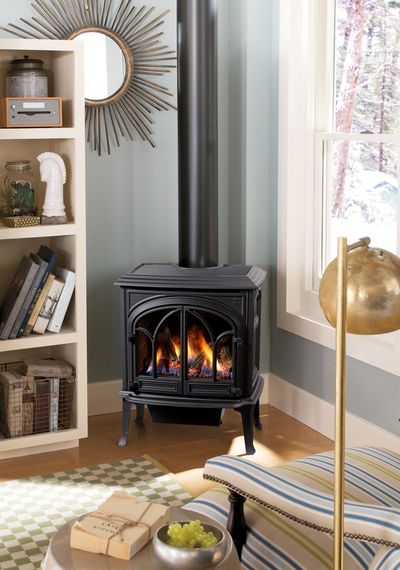 The Jotul: GF 400, available at Plymouth Fireplace in Plymouth, Massachusetts