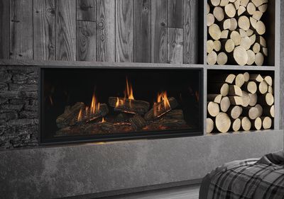 The Kozy Heat: Nordik 48 TL Gas Fireplace, available at Plymouth Fireplace in Plymouth, Massachusetts