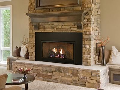 The White Mountain Hearth: Vent-Free Small Innsbrook Insert (IP), available at Plymouth Fireplace in Plymouth, Massachusetts