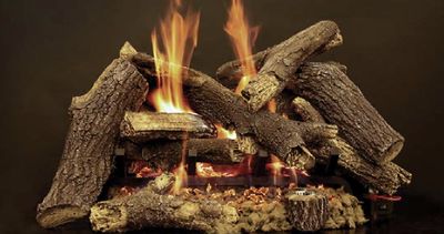 The White Mountain Hearth: Pioneer Refractory Log Set - 24/30", available at Plymouth Fireplace in Plymouth, Massachusetts