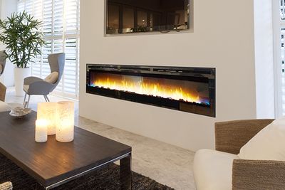 The White Mountain Hearth: Nexfire Linear - 74", available at Plymouth Fireplace in Plymouth, Massachusetts