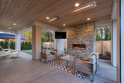 The Modern Flames: Landscape Pro Slim 96" Built-in Fireplace, available at Plymouth Fireplace in Plymouth, Massachusetts