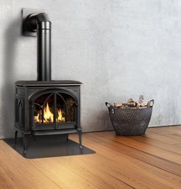 The Jotul: GF 500 - Matte Black, available at Plymouth Fireplace in Plymouth, Massachusetts