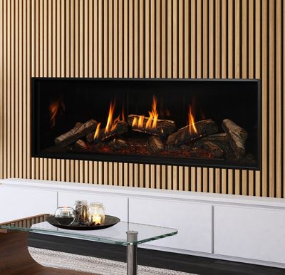The Kozy Heat: Nordik 60 TL Gas Fireplace, available at Plymouth Fireplace in Plymouth, Massachusetts
