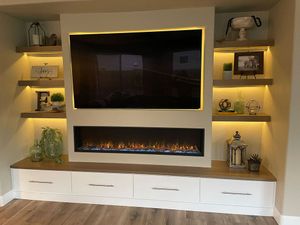 Modern Flames: Orion 60" Slim Heliovision Fireplace