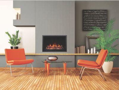 The Kozy Heat: Osseo E-Series Built-in Fireplace, available at Plymouth Fireplace in Plymouth, Massachusetts