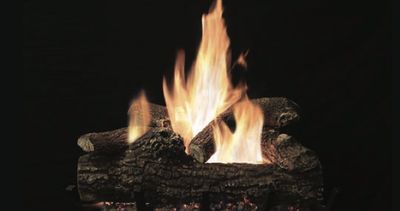 The White Mountain Hearth: Great Lakes Oak Log Set - 24", available at Plymouth Fireplace in Plymouth, Massachusetts