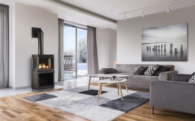 The Jotul: GF 520 DV, available at Plymouth Fireplace in Plymouth, Massachusetts