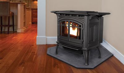 The Enviro: M55 Cast Iron Stove, available at Plymouth Fireplace in Plymouth, Massachusetts