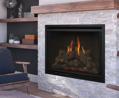 The Kozy Heat: Nordik 41 Gas Fireplace, available at Plymouth Fireplace in Plymouth, Massachusetts