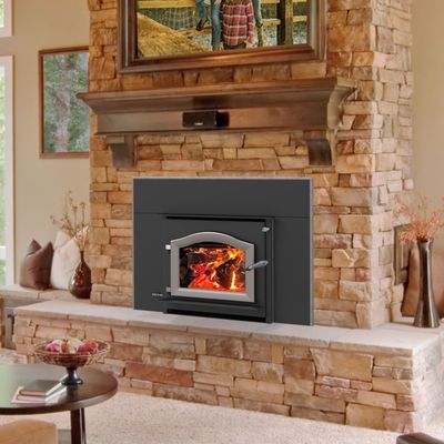 The Kuma: Cascade LE-1 Wood Fireplace, available at Plymouth Fireplace in Plymouth, Massachusetts