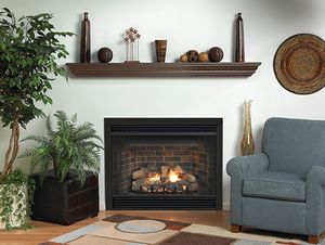 White Mountain Hearth: Keystone Deluxe 34 (Millivolt)
