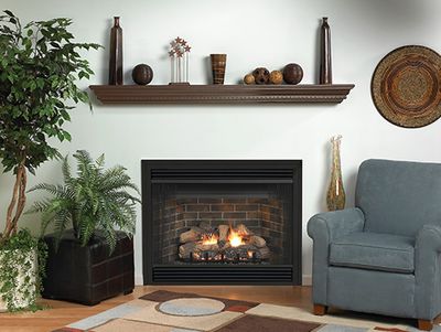 The White Mountain Hearth: Keystone Deluxe 34 (IP), available at Plymouth Fireplace in Plymouth, Massachusetts